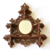 Victoriaans Spiegel muurplankje groot